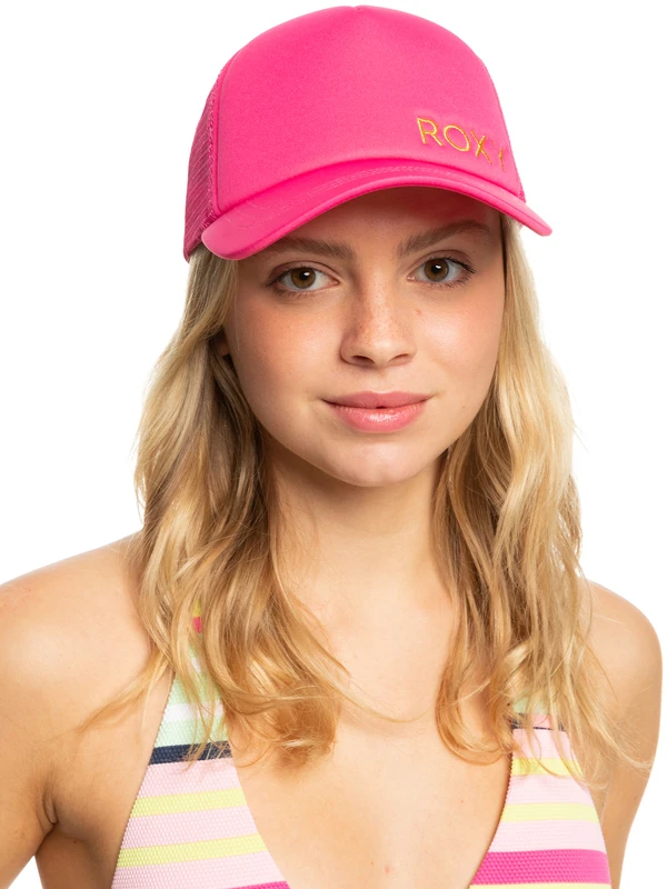 Roxy Finishline Trucker Hat 1 Roxy Finishline Trucker Hat