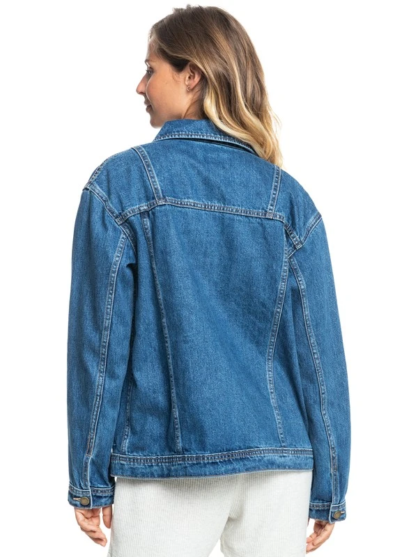 Roxy Mountain Roads Denim Jacket 7 Roxy Mountain Roads Denim Jacket - Image 7