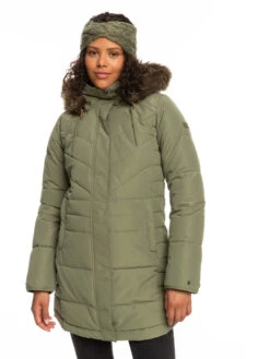 Roxy Ellie Longline Insulated Hooded Jacket 11 Roxy Ellie Longline Insulated Hooded Jacket -Shoreline Mood erjjk03496 roxyw tpc0 frt1