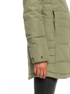 Roxy Ellie Longline Insulated Hooded Jacket 15 Roxy Ellie Longline Insulated Hooded Jacket -Shoreline Mood erjjk03496 roxyw tpc0 frt5