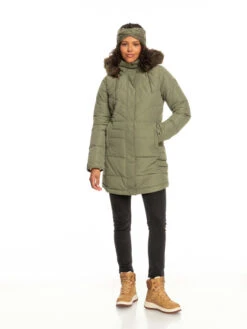 Roxy Ellie Longline Insulated Hooded Jacket 16 Roxy Ellie Longline Insulated Hooded Jacket -Shoreline Mood erjjk03496 roxyw tpc0 frt9