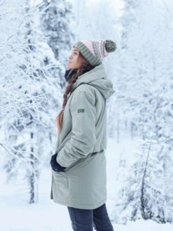 Roxy Dawn View Insulated Hooded Parka Jacket 12 Roxy Dawn View Insulated Hooded Parka Jacket -Shoreline Mood erjjk03497 roxyl tpc0 frt2