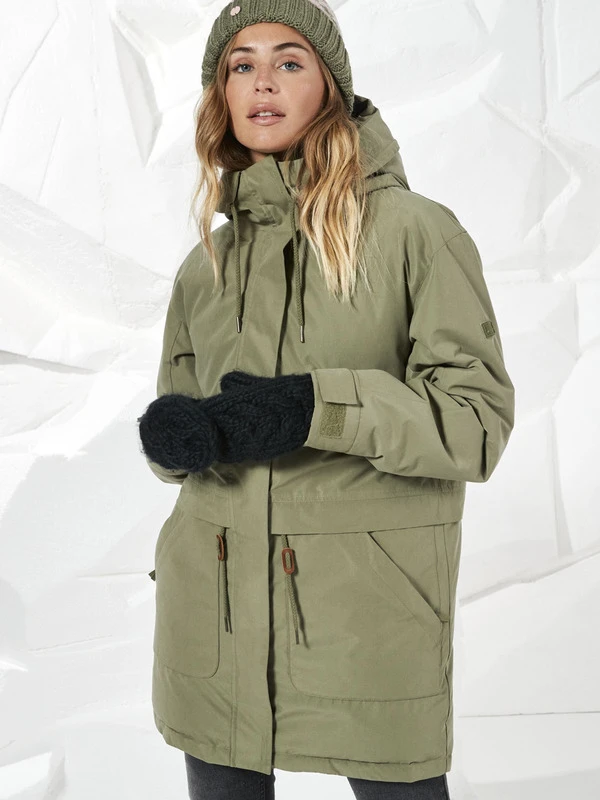 Roxy Dawn View Insulated Hooded Parka Jacket 1 Roxy Dawn View Insulated Hooded Parka Jacket