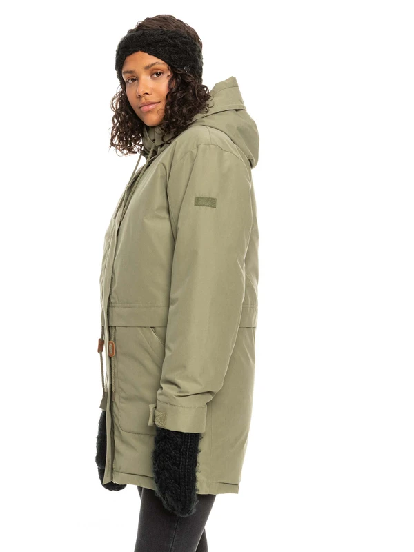 Roxy Dawn View Insulated Hooded Parka Jacket 7 Roxy Dawn View Insulated Hooded Parka Jacket - Image 7