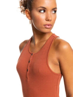 Roxy Moon Glow Rib Knit Dress -Shoreline Mood erjkd03401 roxyw cns0 frt3