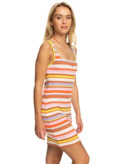 Roxy Surf.Kind.Kate. Rib Knit Dress -Shoreline Mood erjkd03428 roxyw nle3 frt2