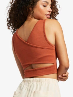 Roxy Good Keepsake Crop Top -Shoreline Mood erjkt03648 roxyw cns0 frt3