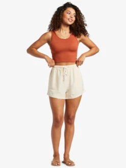 Roxy Good Keepsake Crop Top -Shoreline Mood erjkt03648 roxyw cns0 frt9