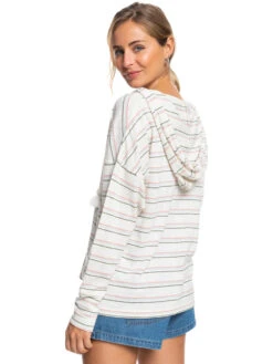 Roxy Paddle Out Stripe Hoodie -Shoreline Mood erjkt03849 roxyw wbk9 bck1