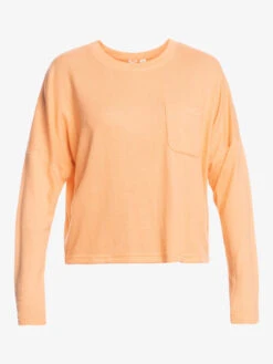 Roxy Just Perfection Sweatshirt -Shoreline Mood erjkt03890 roxyv mge0 frt1