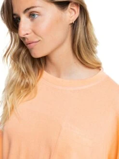Roxy Just Perfection Sweatshirt -Shoreline Mood erjkt03890 roxyw mge0 frt3