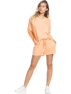 Roxy Just Perfection Sweatshirt -Shoreline Mood erjkt03890 roxyw mge0 frt9