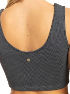 Roxy Time To Move Rib Knit Strappy Top -Shoreline Mood erjkt03966 roxyw kvj0 bck2