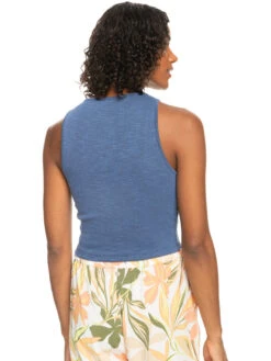 Roxy Never Ending Vacay Rib Knit Tank Top -Shoreline Mood erjkt03967 roxyw bsp0 bck1