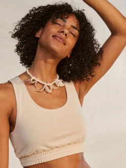 Roxy Next Set Sporty Bralette Top -Shoreline Mood erjkt04009 roxym teh0 frt1