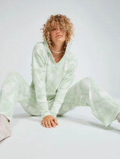 Roxy Endless Daze Non-Denim Pants -Shoreline Mood erjnp03446 roxym gfe8 bck9