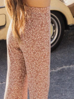 Roxy Endless Daze High-Waisted Pull-On Pants -Shoreline Mood erjnp03475 roxyl cpq8 bck1