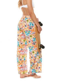 Roxy Midnight Avenue Lightweight Pants 13 Roxy Midnight Avenue Lightweight Pants -Shoreline Mood erjnp03484 roxym wbb8 frt2