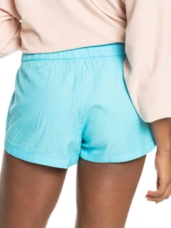 Roxy New Impossible Love Elastic Waist Shorts -Shoreline Mood erjns03266 roxyw bgz0 bck1
