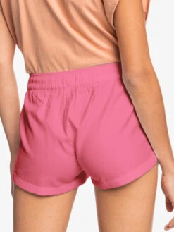 Roxy New Impossible Love Elastic Waist Shorts -Shoreline Mood erjns03266 roxyw mjz0 bck1