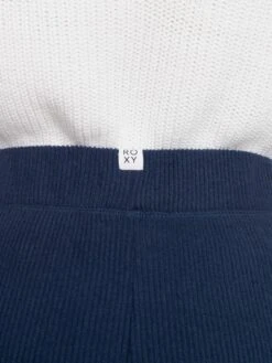 Roxy Cozy Day Rib Knit Lounge Shorts -Shoreline Mood erjns03342 roxyw bsp0 frt4