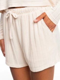 Roxy Catch Me If You Can Wide Rib Shorts -Shoreline Mood erjns03403 roxyw teh0 frt3