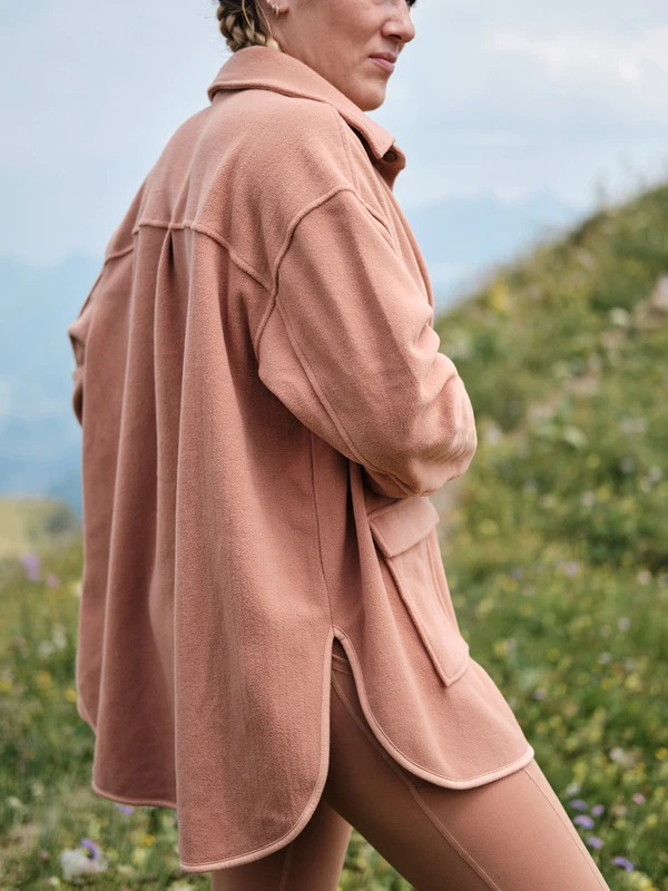 Roxy Tech Fleece Overshirt 2 Roxy Tech Fleece Overshirt - Image 2