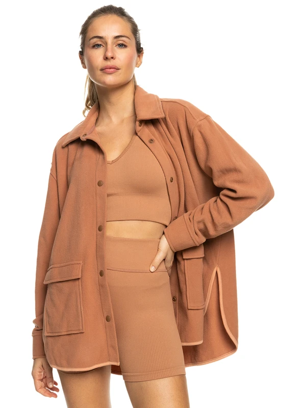 Roxy Tech Fleece Overshirt 8 Roxy Tech Fleece Overshirt - Image 8