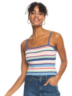 Roxy Dream Sign Stripe Knit Tube Top