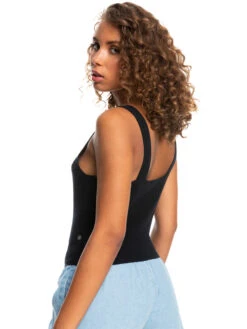 Roxy Crazy Glory Crop Sweater Tank -Shoreline Mood erjsw03528 roxyw kvj0 bck1