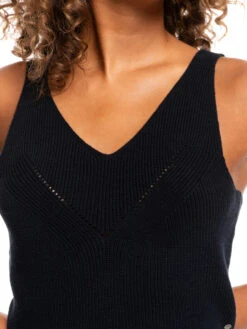 Roxy Crazy Glory Crop Sweater Tank -Shoreline Mood erjsw03528 roxyw kvj0 frt3