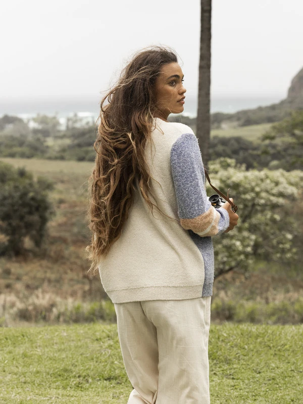 Roxy Real Groove Striped Sweater 2 Roxy Real Groove Striped Sweater - Image 2