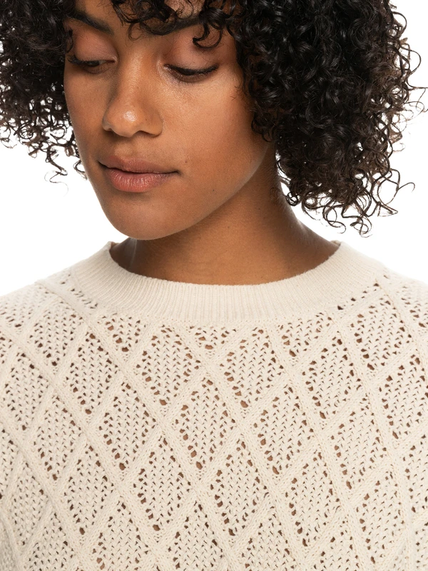 Roxy Paper Hearts Crew Neck Sweater 3 Roxy Paper Hearts Crew Neck Sweater - Image 3