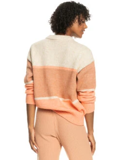 Roxy Too Far Crew Neck Sweater 9 Roxy Too Far Crew Neck Sweater -Shoreline Mood erjsw03547 roxyw teh0 bck1