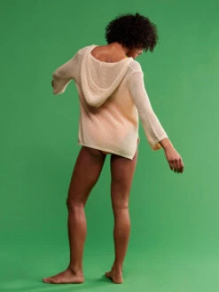 Roxy After Beach Break Poncho Hoodie -Shoreline Mood erjsw03556 roxym teh0 frt3