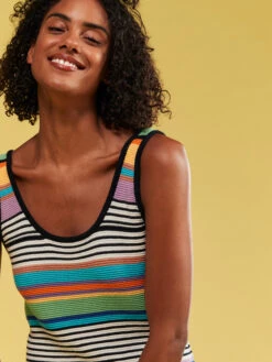 Roxy Sunshine Bouquet Midi Length Strappy Dress -Shoreline Mood erjsw03562 roxym kyh6 frt4