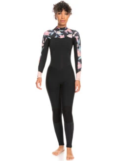 Roxy 3/2mm Swell Series Back Zip Wetsuit -Shoreline Mood erjw103121 roxyw kvj6 frt1