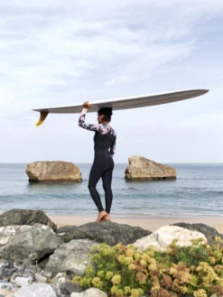 Roxy 4/3mm Swell Series Back Zip Wetsuit -Shoreline Mood erjw103124 roxyl kvj6 bck1