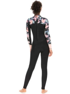 Roxy 4/3mm Swell Series Back Zip Wetsuit -Shoreline Mood erjw103124 roxyw kvj6 bck1
