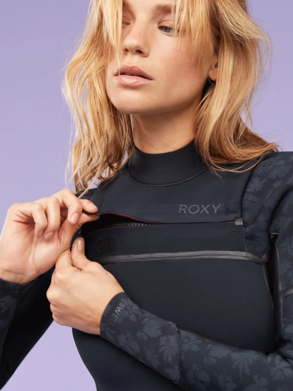 Roxy 4/3mm Swell Series Chest Zip Wetsuit 4 Roxy 4/3mm Swell Series Chest Zip Wetsuit - Image 4