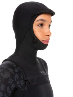 Roxy 5/4/3mm Swell Series Hooded Chest Zip Wetsuit -Shoreline Mood erjw203012 roxyw kvj0 frt4