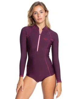 Roxy 1mm Performance Cheeky Long Sleeve Springsuit -Shoreline Mood erjw403040 roxyw xmmr frt1