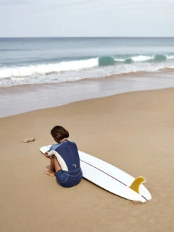 1.5mm Roxy Rise Long Sleeve Back Zip Springsuit -Shoreline Mood erjw403052 roxyl bqp0 bck1