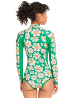 Roxy 1.5mm Pop Surf Cheeky Long Sleeve Springsuit -Shoreline Mood erjw403053 roxyw grj8 bck1