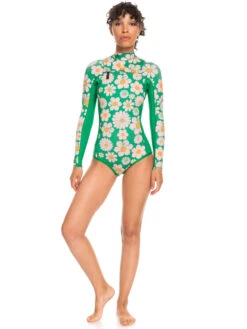Roxy 1.5mm Pop Surf Cheeky Long Sleeve Springsuit -Shoreline Mood erjw403053 roxyw grj8 frt9