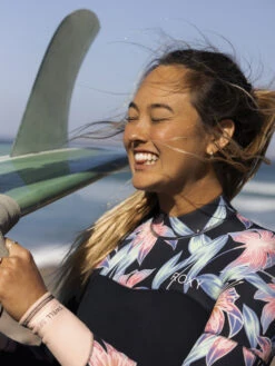 Roxy 2mm Swell Series Long Sleeve Back Zip Springsuit -Shoreline Mood erjw403054 roxyl kvj6 bck2