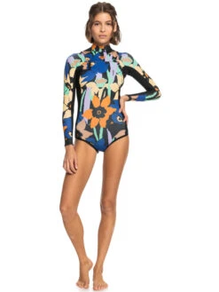 Roxy 1.5mm Current Of Cool Long Sleeve Springsuit 8 Roxy 1.5mm Current Of Cool Long Sleeve Springsuit -Shoreline Mood erjw403062 roxyw kvj0 frt9