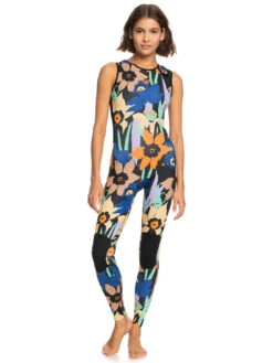 Roxy 1.5mm Current Of Cool Long Jane Springsuit -Shoreline Mood erjw703017 roxyw kvj0 frt1