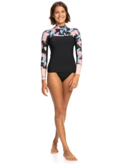 Roxy 1mm Swell Series Long Sleeve Wetsuit Top -Shoreline Mood erjw803026 roxyw kvj6 frt9