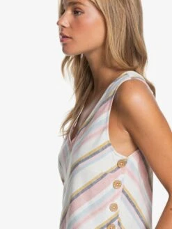 Roxy No Ending End Playsuit -Shoreline Mood erjwd03487 noendingendw wbk4 frt3